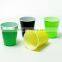 Color cups professional factory Double color Disposable plastic PS cup for party&Wedding