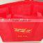 Ultrasonically welded non-woven hand bags