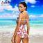 Balneaire New Arrival Girls Sexy Digital Print One Piece Swimsuit