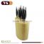 5pcs Hight Quality kitchen knife set with bamboo stand