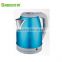 Small Kitchen Appliance 10 Cups Stainless Steel Electric Kettle made in Zhongshan Baidu Factory