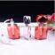 Personalize red color crystal perfume bottle