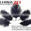 ZPDECOR No.1 Supplier in China Size From 6''-8'' Factory Exporting Wholesale Fashion Dyed Black Ostrich Feathers Plume