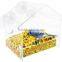 Window Mount Clear Acrylic Bird House Feeder With Suction Cups
