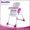 Multi-Color Plastic Kids/Child/Baby Dining HighChair/ High Chair with 5 Point Safety Harness