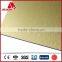 Anodized processed gold brushed aluminium composite panel