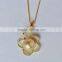 golden south sea pearl pendant with high quality