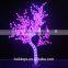 led solar and crystal decoration outdoor lighted trees