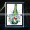 Advertising acrylic slim light box crystal led display holder a4