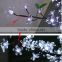 Outdoor decoration white light cherry blossom artificial natural trunk led lighted cherry trees