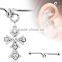 Dangle custom industrial barbell body piercing jewelry