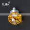 Shiny Warm Amber Top Knobs Hardware Cabinet Glass Pulls
