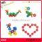 baby colorful snow flakes blocks for toddlers