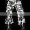 Camouflage punk gothic camo skate army rave goth baggy jeans pants (ROCK013)