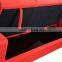 Factory Direct Modern Design High Quality chesterfield sofa cum bed/ Red Fabric Sofa Bed