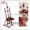 in stock European style antique wooden easel stand with drawer