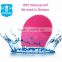 Waterproof home use beauty care sonic facial silicone cleansing brush