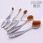 New Amazon Hot Selling Professional Cosmetic Oval Brushes Makeup Set