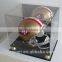 hot selling high quality clear acrylic football helmet display case box for football helmet