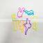 Fun Assorted shapes sizes silicone rubber loom bandz for kids