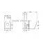 Two piece dual flush European style ceramic toilet
