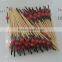 Natural color food decorative skewers picks