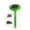 VS-313 Solar Ultrasonic Mole Rodent Snake Repeller-Get Rid Of Mole Rodent Snake Mouse Rat Gopher Voles for Outdoor Garden Yard