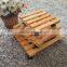 four wheels wooden furniture dolly cart