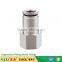 Custom metal hose couplings push-in fittings manufacturer China