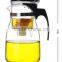 900ml Borosilicate glass teapot set borosilicate glass tea infuser