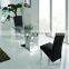 TH317 Modern Design Tempered Glass Top Table