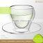 Tableware Producer Double Wall Heat Resistant Espresso Coffee Glass Cup