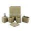 Modern design superior quality sandstone bathroom accessory sets