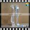 Hot sell clear plastic furniture legs popular design acrylic table legs cheap fancy PMMA sofa leg from china manufacturer