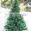 Home garden edging decorative 7.5ft Height 700 pcs of pine tips artificial green plastic LED lights christmas trees ESDS11 1701
