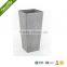 Plastic Square Tall Planter/ outdoor flower pot/20 years/new design/UV protection