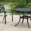 Cast aluminum outdoor furniture garden dining table and chairs set