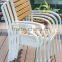2016 hot sell happy weekend synthetic wood picnic table plastic chair
