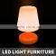 rechargeable battery LED table lamp/ table lamps for home decor/ hotel table lamp