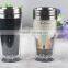 2017 new magic stainless steel travel mug with plastic outer
