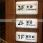 Acrylic Factory custom wall acrylic box led light for cloth shop