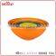 China manufacturer wholesale assorted colors different sizes modern plastic mixing bowl, melamine mixing bowl set