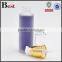 50ml high grade  china empty frosted glass bottle with gold aluminum pump pet cover for lotion cosmetic packaging