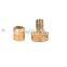 Brass hose coupling set