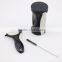 Stainless Steel Spiral Vegetable Slicer With Ceramic Peeler and Cleaning Brush Set