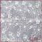 Lovely flower embroidery fabric lace, high quality dress making pink mesh fabric lace for garments