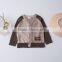 New style v neck cardigans knitted boys sweaters design with raglan sleeves