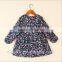 Winter Kids Frozen Dress Modern Dress for Cute Girls Small Floral Skirt