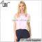 2017 OEM Slouchy Faded Tie-dye Ribbed Neckline Shirt Womens
