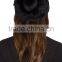 YR297 Wholesale Price Fashion Knitted Rex Rabbit Fur Hat with Pom pom